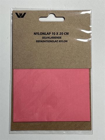 Nylon-lap / patch LYSERØD